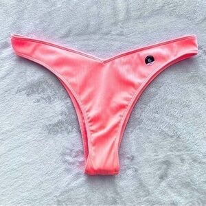 NWOT Hollister Cheekiest bright orange bikini bottoms size XL